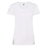 Fruit of the Loom - Lady-Fit Valueweight T - Modell 2013 S,White