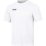 JAKO Unisex Kinder Teamline Base T-Shirt, Weiß, 164 EU