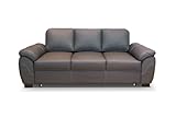 Quattro Meble 3 er Echtleder Sofa Oxford FS mit Schlaffunktion