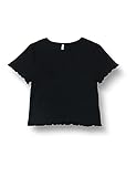 ONLY Mädchen Konnella S/S O-Neck Top Noos JRS T-Shirt, Schwarz, 146-152