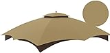 SCOCANOPY Ersatzdach für Lowe's Pavillon Modell #GF-12S004B-1 / GF-12S004BTO (Beige)