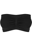 Urban Classics Damen Top Ladies Pads Bandeau, Trägerloser Bandeau für Frauen mit integrierten Brust-Pads, black, M