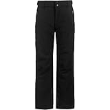 Killtec Jungen Ksw 79 Bys Pnts Funktionshose Skihose mit abzippbarem Latz Schneefang und Kantenschutz, Schwarz, 164 EU