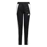 adidas Tiro 24 Trainingshose für Jungen, Schwarz/Weiß, XS