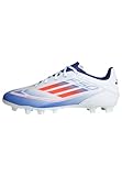 adidas Unisex F50 Club Football Boots Flexible Ground Fußballschuhe, Cloud White/Solar Red/Lucid Blue, 43 1/3 EU