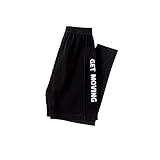 Sommer koreanische Version der neuen Kinder Sporthose Big Children Speed Silk Two Anti Pants Boy Pants Sport Reithose Schwarz Schulhose Mädchen, Schwarz , 4-5 Jahre