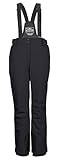 killtec Damen Funktionshose/Skihose mit abnehmbaren Trägern KSW 249 WMN SKI PNTS, schwarz, 46, 37559-000