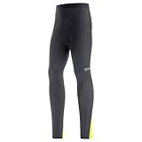 GORE WEAR Herren C3 Thermo Tights+, Black/Neon Yellow, L EU