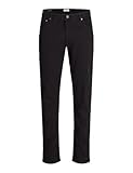 JACK & JONES Herren Jjitim Jjoriginal Am 816 Plus Noos Slim Jeans, Black Denim, 44W 32L EU