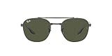 Ray-Ban Unisex-Erwachsene Rb3688 Sonnenbrille, Gunmetal/Grün