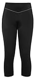 VAUDE Damen Women's Active 3/4 Pants Hose, Black Uni, 46 EU