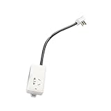 Adapterstecker-Konverter – Netzstecker-Adapter-Konverter, 20 cm langes Steckdosen-Ladegerät | Verschleißfestes ABS-Gehäuse, Stromschläge und Reduzierung des Leckagerisikos, leichte Haushaltsstecker