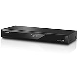 Panasonic DMR-BCT760AG Blu-Ray Player und Recorder mit Twin HD DVB-C Tuner, 500 GB Festplatte, 4K Upscaling, Ultra HD, Simultanaufnahme, Smart Ready, Schwarz