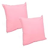 Cabilock 2 Stück Deko Kissenbezug Kissenbezug Couch Kissenbezüge Kissenbezug Outdoor Kissen Cooler Kissenbezug Bauernhaus Kissenbezüge Wohnzimmer Kissenbezug Polyester Rosa