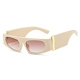 Sonnenbrille For Herren Und Damen Mit Kleinem Rahmen For Den Urlaub, For Pendler, For Den Sport, For Autofahren(Beige)