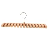 VOSAREA Krawattenhalter Gürtelaufhänger Für Herrenschränke Gürtelhalter Für Kleiderschrank Gürtel Organizer Schrank-schal-aufhänger Finishing Krawatte Schrank Organizer Holz Khaki