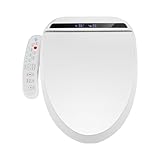 YU YUSING Intelligenter Smart Toilettensitz WC Bidet mit Düse, Japanische Toilette Dusche Bidet Beheizter Sitz mit Absenkautomatik, Einstellbarem Wasserdruck, Warme Lufttrocknung, Leicht zu reinigen