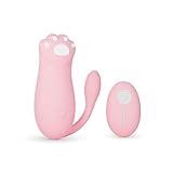 ChicLSQ Süße Katzenpfote vibratoren 10Vibrationsmodi Doppelte Kopfvibration sex spielzeug Analplug Dildo Vagina Anal Spiel Solo Masturbator Flirt necken vibratoren Erotik Männer und Frauen Paare（Rosa）