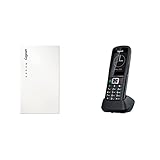 Gigaset N720 IP PRO - IP Basisanlage - verbindungen bis zu 30 Basisstationen und 100 Mobilteile, schwarz & Gigaset R700H PRO – Schnurloses Business DECT-Telefon mit großem Farbdisplay - schwarz