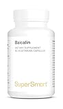 Baicalin 500 mg pro Tag - Trägt zu einer gesunden Leber bei - Hilft, die Leber zu reinigen und zu entgiften - Entspannende, antivirale und entzündungshemmende Eigenschaften- Vegan - Supersmart