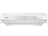 Bosch DUL62FA21 Serie 2 Unterbauhaube, 60 cm breit, Um- & Abluft, LED-Beleuchtung gleichmäßige Ausleuchtung, Schiebeschalter, 3 Leistungsstufen, Vliesfilter