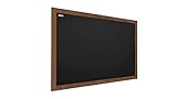 ALLboards Kreidetafel mit lackiertem Holzrahmen 120x90cm, Schwarz, Schreibtafel, Kreide, Schreibtafel zum Aufhängen, Tafel schwarz, Wand Tafel Holz, Tafel gastronomie, Kreidetafel wand