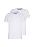 TOM TAILOR Herren Crewneck T-Shirt im Doppelpack, 20000 - White, L