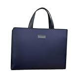 rockible Businesstasche, Notebooktasche, verstellbare Computertasche für Geschäftsreisen, Blau, Tuch