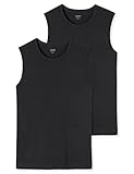 Uncover by Schiesser Herren 2PACK Tank Top Rundhals Unterwäsche, schwarz, XL