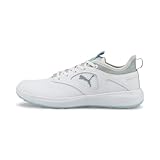 PUMA Damen Ignite Malibu WMNS Golfschuh, White Silver-Lucite, 38 EU