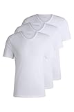 BOSS Hugo Herren T-Shirt Vn 3p Co T-Shirt, New White, XL