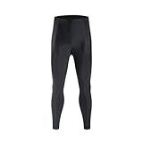 DCNIYT Lange Radhose für Herren, für Frühling, Herbst, lang, Lätzchen, Rennrad, Latzhose, Radlerhose, Trägerhose, Schwarz, Fln038, S