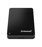 Intenso Memory Case 1 TB Externe Festplatte (6,35 cm (2,5 Zoll) 5400 U/min, 8 MB Cache, USB 3.0) schwarz