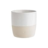 BUTLERS Tasse ohne Henkel 350ml Steingut Becher mit Herz-Symbol -ME TIME- Spülmaschinen- und mikrowellenfester Kaffeebecher, ideal auch als Tee-, Latte Macchiato- oder Cappuccino Tasse