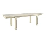 casamia Esstisch Esszimmer Tisch 160 x 95 cm Duett 2 Vorkopfauszüge Pinie massiv lipizano