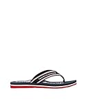 Tommy Hilfiger IM GRAPHIC BEACH SANDAL Flip Flops Damen, Blau (Space Blue), 38 EU