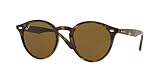 Ray-Ban Unisex RB2180 Sonnenbrille, Braun (Gestell: Havana, Gläser: dunkel braun 710/73), Medium (Herstellergröße: 51)