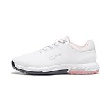 PUMA Damen Alphacat Nitro WMNS Golf Shoe, White-Deep Navy-Peach Smoothie, 42 EU