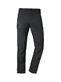 Schöffel Herren Pants Koper1 Zip Off, flexible Herren Hose mit Zip-Off Funktion, schnell trocknende und kühlende Wanderhose aus 4-Wege-Stretch, black, 48