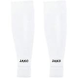 JAKO Unisex rør Stutzen, Weiß, 43-46 EU