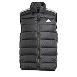 adidas Essentials 3S Light Daunenjacke für Herren, Dunkelblau/Weiß