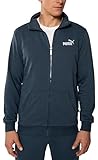 PUMA Sweatjacke Herren ohne Kapuze, Sportjacke, Trainingsjacke, Statement Deluxe Edition, Dark Night, Größe XL