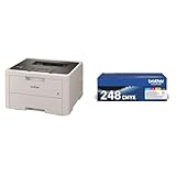 Brother HL-L3220CWE Farb-LED-Drucker mit WLAN Original TN-248VAL Toner 4er-Pack Schwarz,Gelb,Cyan, Magenta