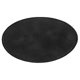 SHINEOFI Mauspad Kleines Rundes Mousepad Mousepads Mit Motiven Kreispad Kreisförmig Black