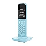 Gigaset CL390HX - Design DECT-Mobilteil mit Ladeschale - Fritzbox-kompatibel - Schnurloses Telefon für Router und DECT-Basis - Direktwahlfunktion - Schutz vor unerwünschten Anrufen, purist blue