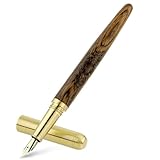 Cobee Holz Füllfederhalter, handgefertigter Holz Füllfederhalter, Vintage Luxus Stift, 0,7 mm, feine Spitze, Business Stift, glattes Schreiben für Journaling, Kalligraphie, Geschenkzubehör (B)