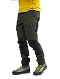 RevolutionRace Herren Nordwand Pants, Hose zum Wandern und für viele Outdoor-Aktivitäten, Forest Green, M