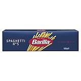 Barilla Pasta Klassische Spaghetti n.5 aus hochwertigem Hartweizen immer al dente, (1 x 500 g), geschmacklos