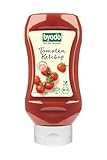 Bio Tomaten Ketchup von Byodo - Quetschflasche 6 x 300ml, Ideal für Grill & BBQ, Glutenfrei & Vegan, Ohne Zuckerzusatz, Ideal für Familien - Byodo Natürliche Zutaten