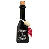 La Secchia - Balsamico-Essig aus Modena IGP 'Ein Stern', In Eiche gereift, Geringe Dichte, 250 ml Flasche mit Kork-Dosierverschluss, Traditionale Balsamic Vinegar g.g.A.